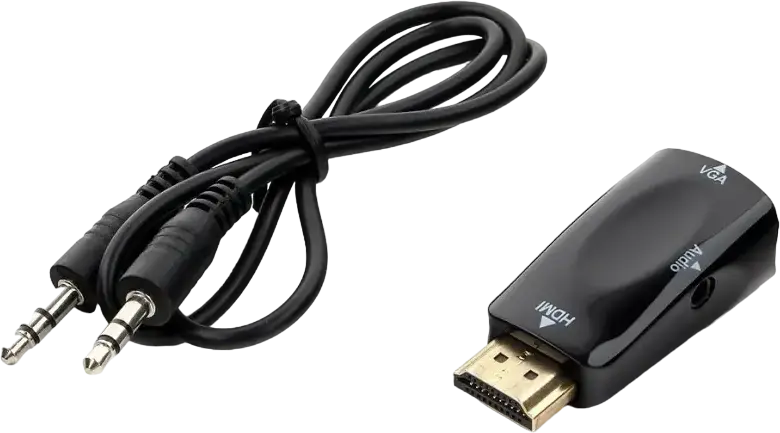 Convertor Video/Audio Cablexpert A-HDMI-VGA-02, HDMI - VGA D-Sub + 3.5 mm Jack, Negru