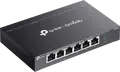 Switch Desktop Neadministrat TP-Link DS106P Omada, 6 Porturi 10/100Mbps, 4 Porturi PoE+ Budget 67W, Mod Extend 250m, Auto Recovery, Carcasă Metalică