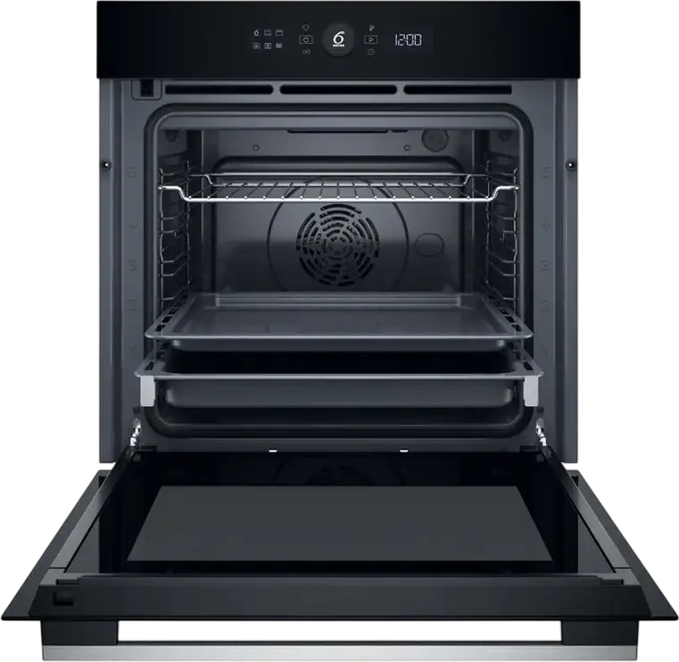 Cuptor Electric Încrustabil Whirlpool WOI5S8PM1SXA, 73L XXL, Clasa Energetică A+, 6th Sense, Steam+, AirFry, Curățare Pirolitică FlexiClean, Inox