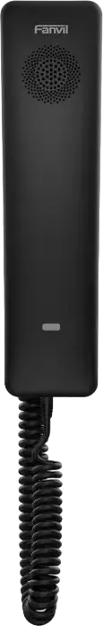 Fanvil H2U Compact IP Phone, 2 SIP Lines, 10 Speed Dial Keys, HD Audio, PoE, Desktop/Wall Mount, Black - Without Power Supply
