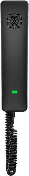 Fanvil H2U Compact IP Phone, 2 SIP Lines, 10 Speed Dial Keys, HD Audio, PoE, Desktop/Wall Mount, Black - Without Power Supply