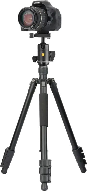 Trepied Aluminiu Vanguard VESTA GO 264AB cu Cap Sferic VEO BH-60, Capacitate Sarcină 10kg, Înălțime Maxima 161.5cm, Platformă Rapidă QS-74 Arca, Negru