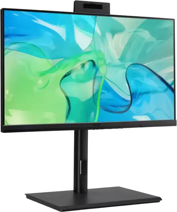 Acer Veriton VZ4724GT All-in-One Desktop PC, 23.8 inch Full HD Display, Intel Core i5, 16 GB RAM, SSD, Height Adjustable Stand, Pop-up Webcam, Black