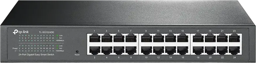 Switch de rețea TP-LINK TL-SG1024DE, 24x 10/100/1000 Mbps