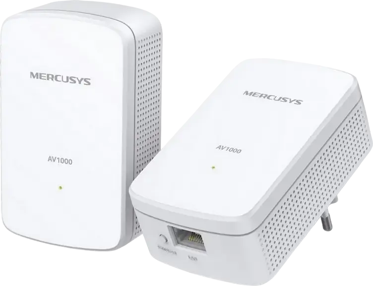 Powerline Adapter MERCUSYS MP500 KIT, AV1000, 1000 Mbps, Alb