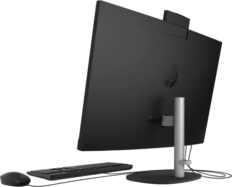 PC All-in-One HP 27-cr1005ci, 27 inch Full HD IPS, Intel Core Ultra 7 155U, 16GB DDR5, 512GB NVMe SSD, Wi-Fi 6, Cameră FHD IR, FreeDOS, Jet Black