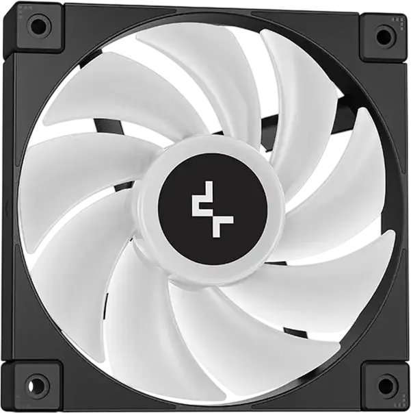 DeepCool LD240 Liquid CPU Cooler AIO, 240mm Aluminum Radiator, Digital LED Status Display, 2x FD12 ARGB PWM Fans, for Intel LGA 1851/1700 and AMD AM5/AM4