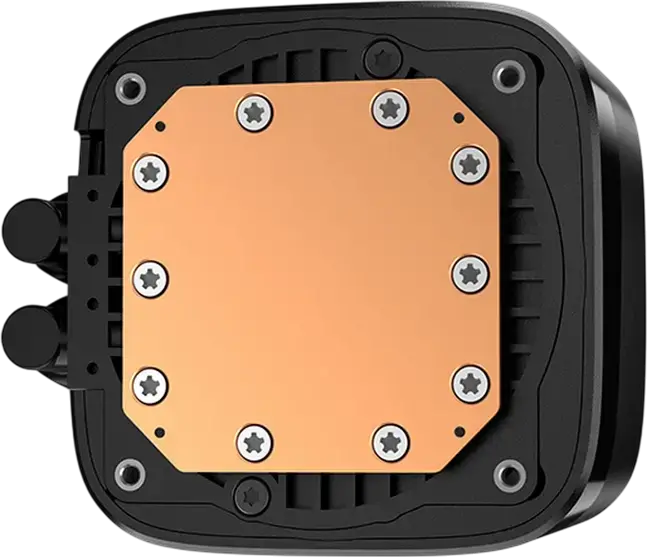 DeepCool LD240 Liquid CPU Cooler AIO, 240mm Aluminum Radiator, Digital LED Status Display, 2x FD12 ARGB PWM Fans, for Intel LGA 1851/1700 and AMD AM5/AM4
