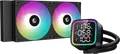 DeepCool LD240 Liquid CPU Cooler AIO, 240mm Aluminum Radiator, Digital LED Status Display, 2x FD12 ARGB PWM Fans, for Intel LGA 1851/1700 and AMD AM5/AM4