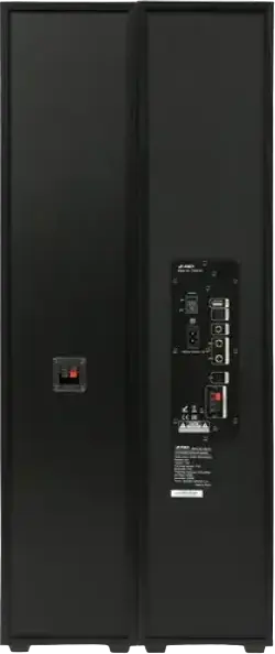 F&D T-60X PRO 2.0 CH Floor-standing Audio System, 3-Way Speakers, 140W RMS, Bluetooth 5.0, NFC, Optical Input, FM Radio, USB, SD Card, LED Display, Black