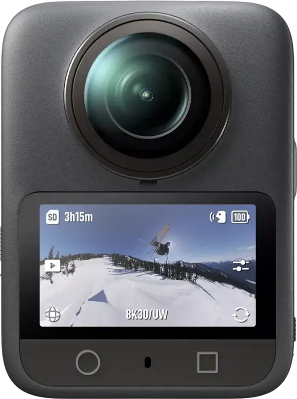 DJI Osmo 360 Adventure Combo 8K Panoramic Video Camera, 120MP Photo, 1/1.1-inch CMOS, IP68 Waterproof, RockSteady 3.0 EIS, 128GB, Black