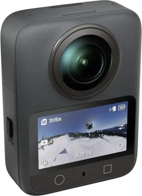 DJI Osmo 360 Adventure Combo 8K Panoramic Video Camera, 120MP Photo, 1/1.1-inch CMOS, IP68 Waterproof, RockSteady 3.0 EIS, 128GB, Black