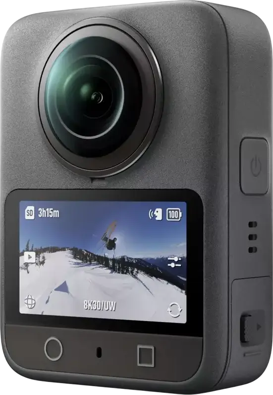DJI Osmo 360 Adventure Combo 8K Panoramic Video Camera, 120MP Photo, 1/1.1-inch CMOS, IP68 Waterproof, RockSteady 3.0 EIS, 128GB, Black