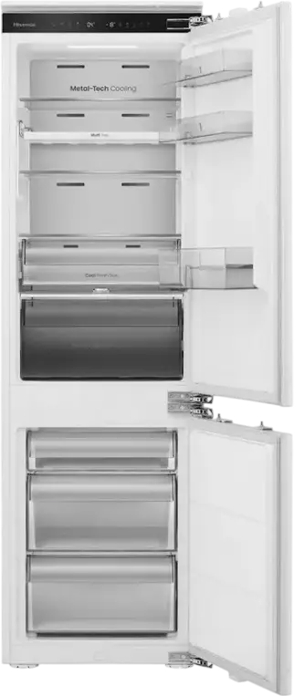 Frigider Congelator Incorporabil Hisense RB3B250SAWE, Total No Frost, Compresor Inverter, Capacitate 252L, Wi-Fi ConnectLife, Alb