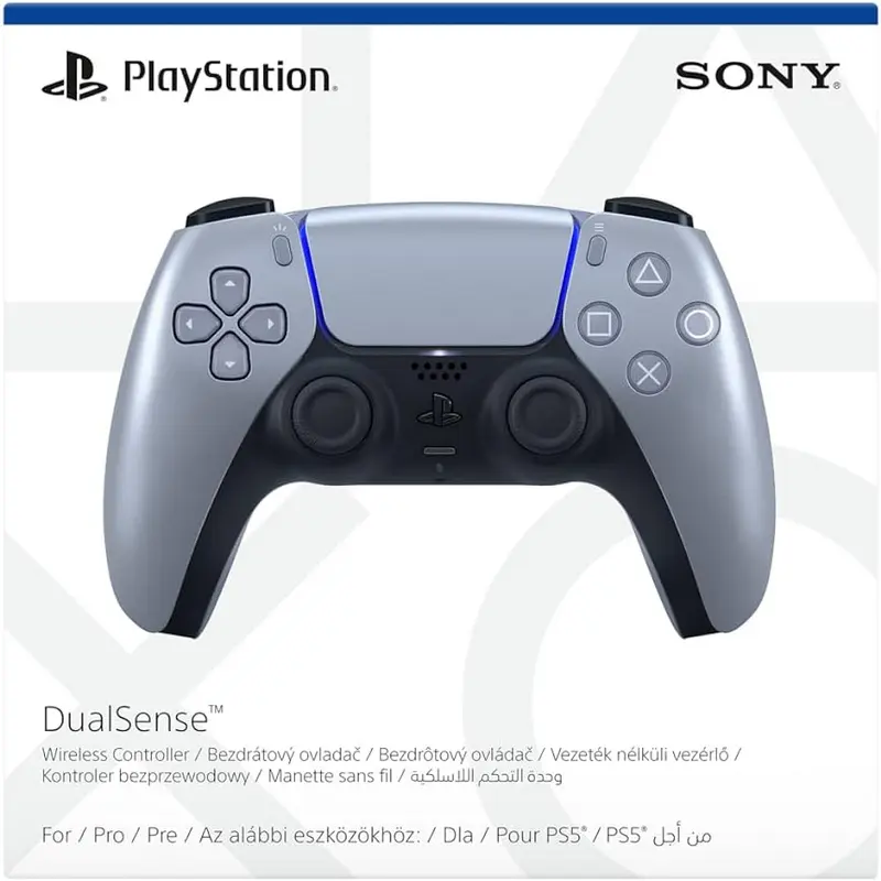 Sony DualSense Wireless Controller for Windows, Android, iOS - Haptic Feedback, Adaptive Triggers, Built-in Mic and Speaker