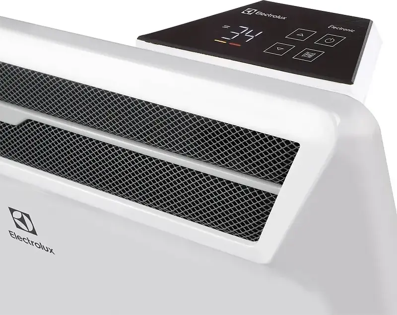 Electrolux ECH/AG2-2000 3BI-W EEC Electric Convector Heater, 2000W, LED Display, Electronic Thermostat, Remote Control, IP24 Protection, White