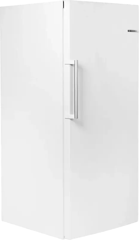 Congelator Vertical Bosch Serie 6 GSN51AWDV, No Frost, Capacitate Neta 290L, Clasa Energetică D, Alb, Display LED, SuperFreezing, 161x70x78 cm