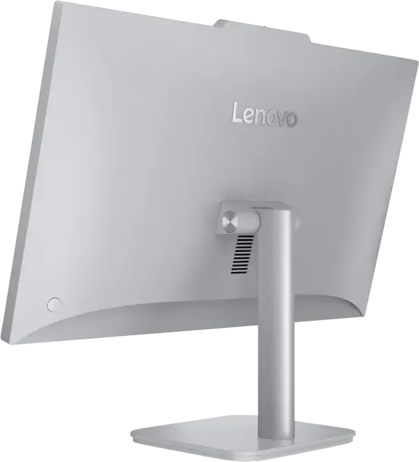 Моноблок Lenovo A100, экран 23.8" FHD IPS, процессор Intel N100 (до 3.4 ГГц), 8ГБ DDR5 RAM, SSD 256ГБ NVMe, корпус из алюминия Cloud Grey, беспроводная клавиатура и мышь