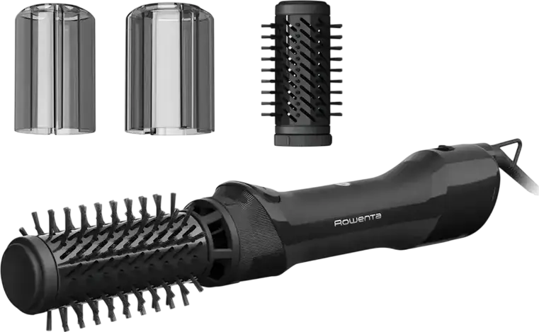 Rowenta UB9520F0 Brush Activ Rotating Hot Air Brush, 1000W, Ceramic Coating, 2 Temperature and 2 Airflow Settings, Cold Air Shot, 40mm and 50mm Brushes