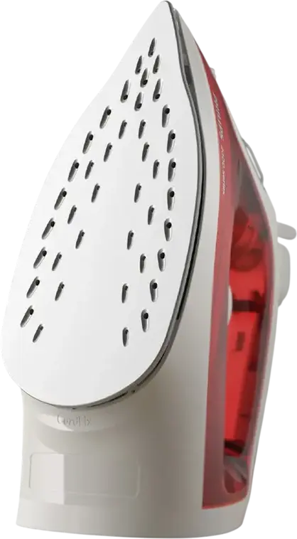 Philips DST2010/40 2000 Series Steam Iron, 2000W, Non-Stick Soleplate, 25g/min Continuous Steam, 100g Steam Boost, Smart Calc-Clean, Red