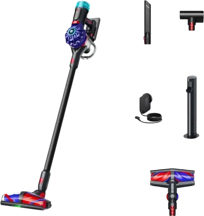 Aspirator Vertical Dyson V10 Konical + Auto Empty dock, Vinca | Negru