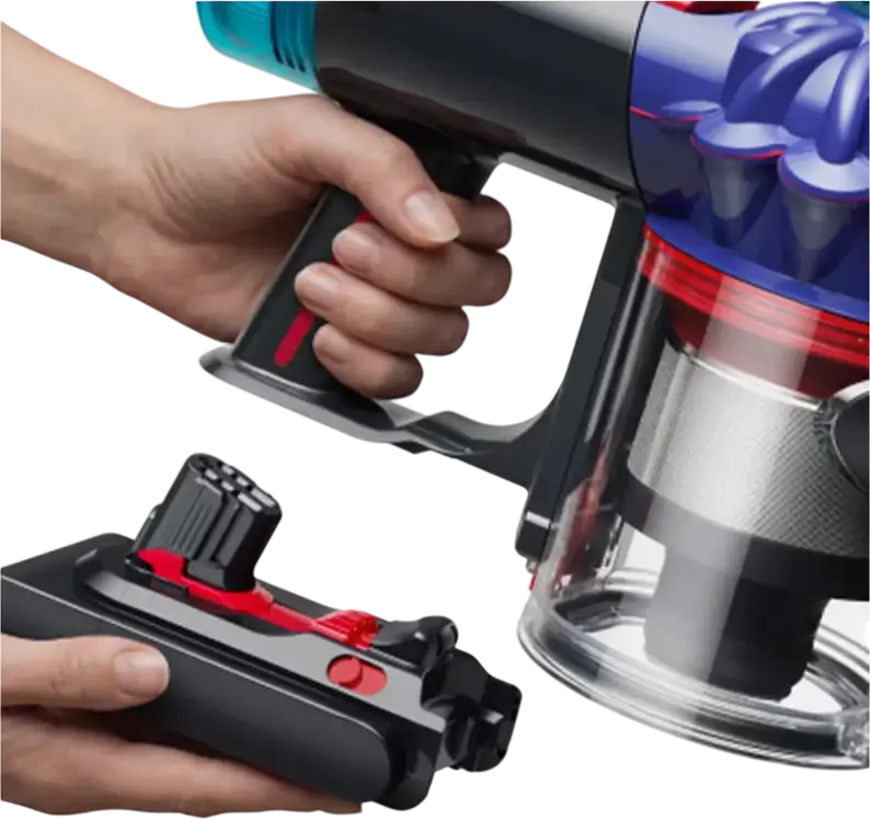 Dyson V10 Konical Cordless Stick Vacuum Cleaner, 33.9 kPa Suction, HEPA Filter, All Floor Cones Anti-Tangle Head, Auto-Empty Dock, 60 min Runtime