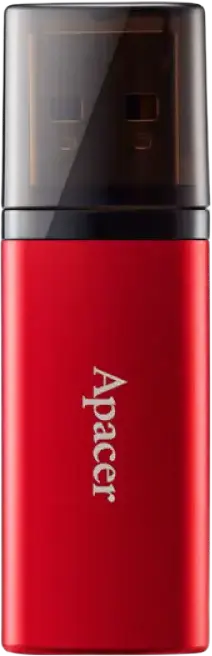 Apacer AH25B USB 3.2 Gen 1 Flash Drive, Metal Body Compact USB Type-A Portable Storage, Plug & Play High Speed Memory Stick with Protective Cap
