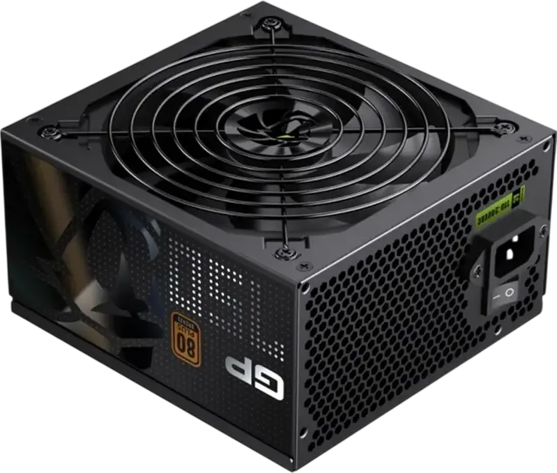 Sursă Gamemax GP-750B 750W, Eficiență 80 Plus Bronze, ATX, Nemodulară, PFC Activ, Ventilator Smart 140mm, Condensatori Japonezi, Negru
