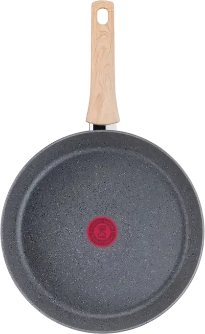 Tiga Tefal Natural Force G2660772 30 cm, Aluminiu cu Strat Antiaderent Mineralia+, Indicator Termic Thermo-Signal, Compatibila cu Inductie