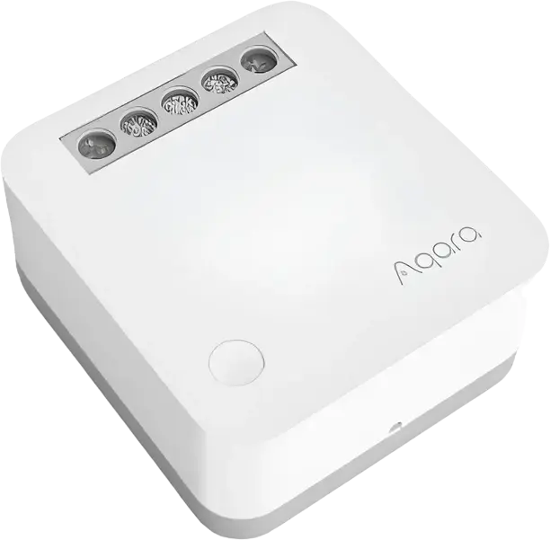 Modul Întrerupător Simplu Aqara T1 SSM-U01 cu Neutru, Relai Inteligent Zigbee 3.0, Monitorizare Consum Energie, Control Vocal Siri și Alice, Alb