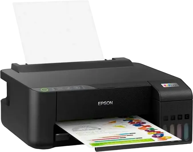 Imprimantă Inkjet Epson EcoTank L1250 Single Function, WiFi, Wi-Fi Direct, Rezoluție 5760 x 1440 DPI, 10 ppm Mono, 5 ppm Color, A4, Negru