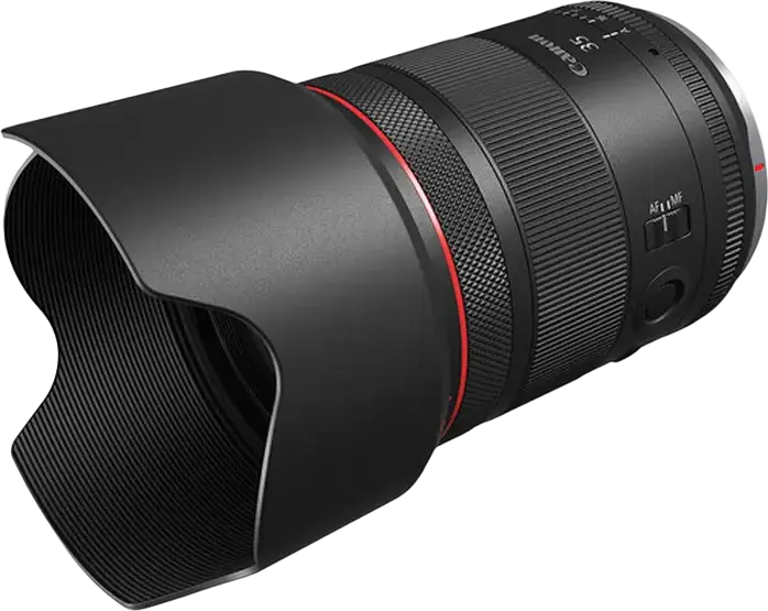 Obiectiv Canon RF 35mm f/1.4 L VCM Full Frame Prime, Motor Voice Coil, Nano USM, Rezistenta la intemperii, Filtru 67mm, Parasol EW-73F