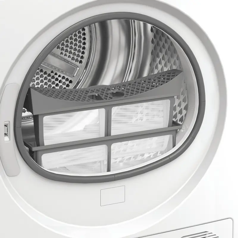 Uscător rufe Whirlpool WP C9 WBS EE cu pompă de căldură, capacitate 9 kg, clasa energetică C, Steam Refresh, HomeWhiz, IronTouch, program Rapid 30', LED