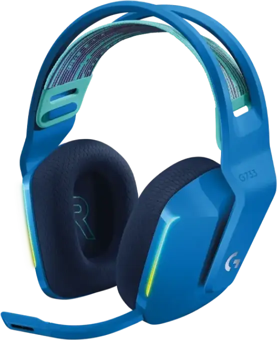 Căști gaming Logitech G733, Wireless, Albastru