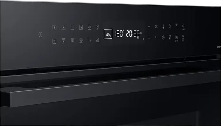 Cuptor Compact Incorporabil Smart Samsung NQ5B4353FBK Series 4 Microwave Combi, 50L, Negru, Wi-Fi SmartThings, Interior Ceramic, Curatare cu Abur