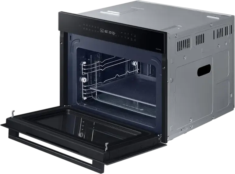 Cuptor Compact Incorporabil Smart Samsung NQ5B4353FBK Series 4 Microwave Combi, 50L, Negru, Wi-Fi SmartThings, Interior Ceramic, Curatare cu Abur