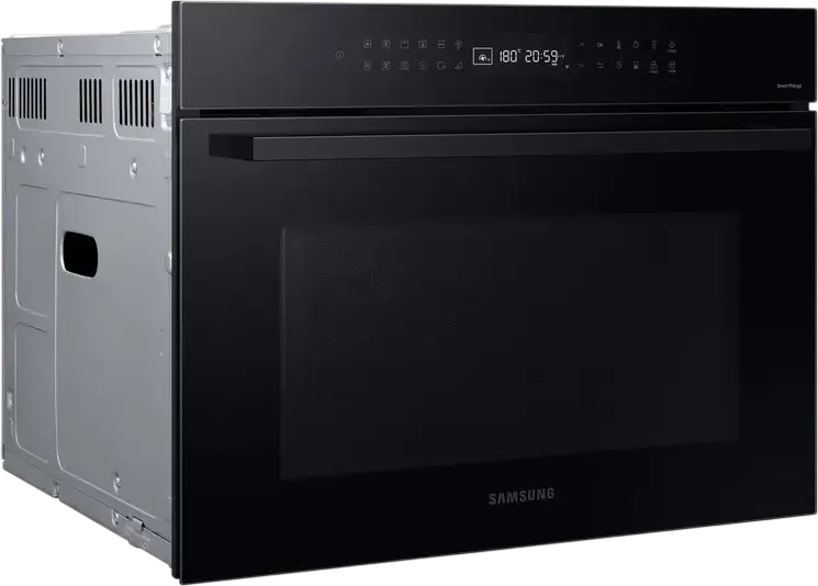 Cuptor Compact Incorporabil Smart Samsung NQ5B4353FBK Series 4 Microwave Combi, 50L, Negru, Wi-Fi SmartThings, Interior Ceramic, Curatare cu Abur