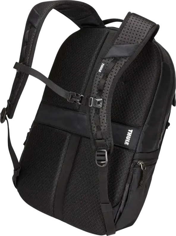 Rucsac Thule Subterra 23L pentru Laptop 15.6" PC sau 15" MacBook Pro, Protectie SafeEdge, PowerPocket, Nylon Rezistent la Apa, Negru