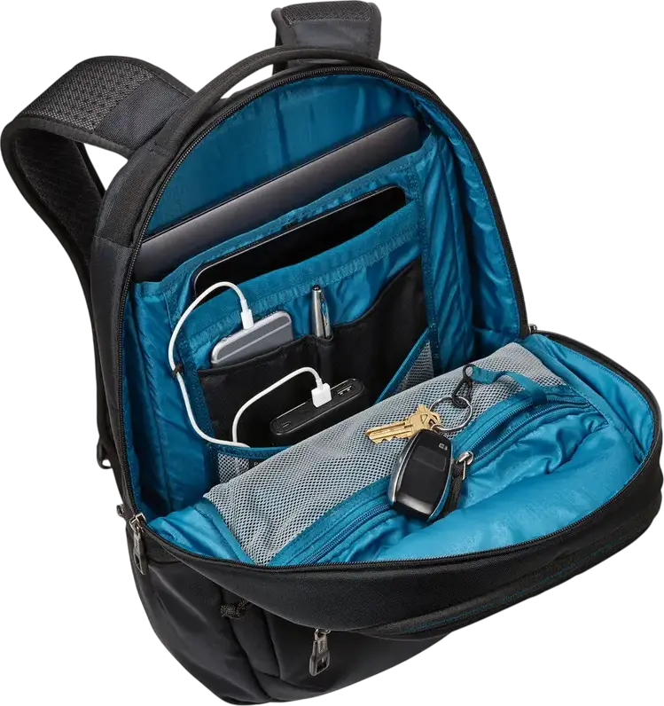Rucsac Thule Subterra 23L pentru Laptop 15.6" PC sau 15" MacBook Pro, Protectie SafeEdge, PowerPocket, Nylon Rezistent la Apa, Negru