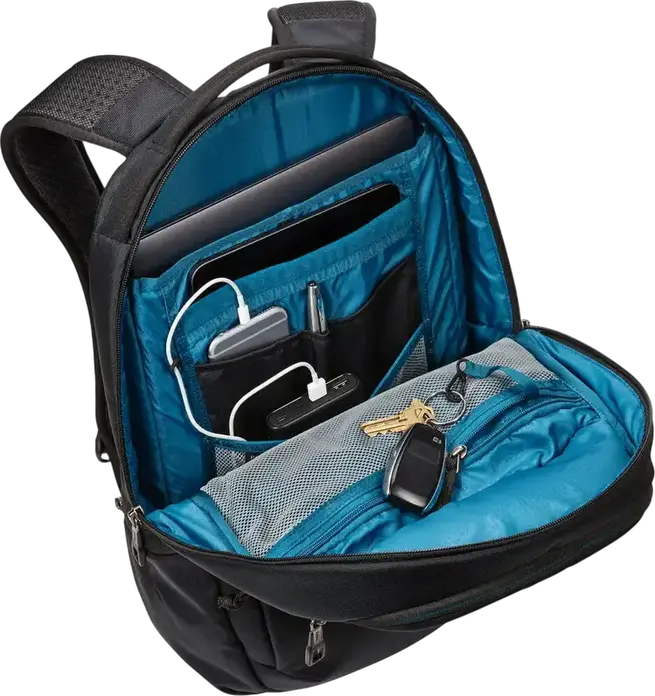Rucsac Thule Subterra 23L pentru Laptop 15.6" PC sau 15" MacBook Pro, Protectie SafeEdge, PowerPocket, Nylon Rezistent la Apa, Negru