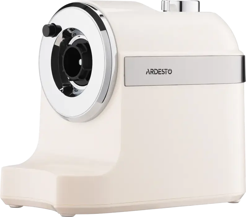 Ardesto MGK-1800BG Meat Grinder, 1800W, 2 kg/min, Stainless Steel Knives and 3 Discs, Reverse Function, Overload Protection, Beige-Silver