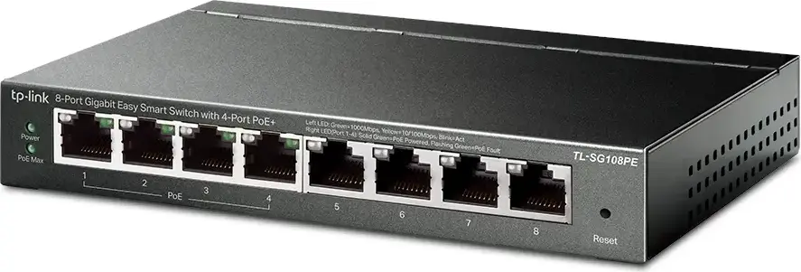 Comutator PoE TP-LINK TL-SG108PE, 4x IEEE 802.3af