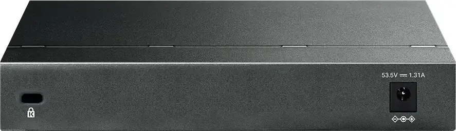 TP-Link TL-SG108PE 8-Port Gigabit Easy Smart Switch, 4-Port PoE+ 64W Budget, VLAN, QoS, IGMP Snooping, Metal Casing, Fanless, Black
