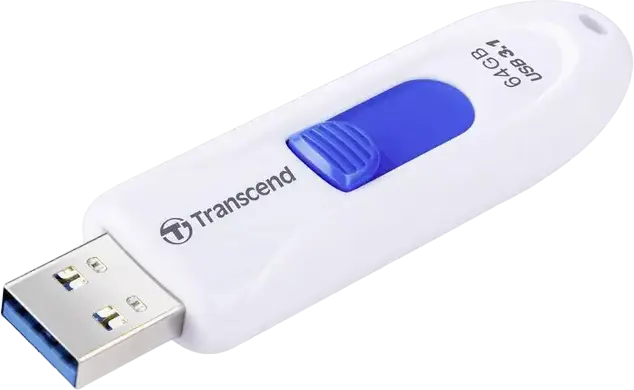 Stick USB Transcend JetFlash 790 64 GB USB 3.1 Gen 1, Design Retractabil fără Capac, Conector USB Type-A, Stocare Portabilă Rapidă pentru Windows, macOS, Linux