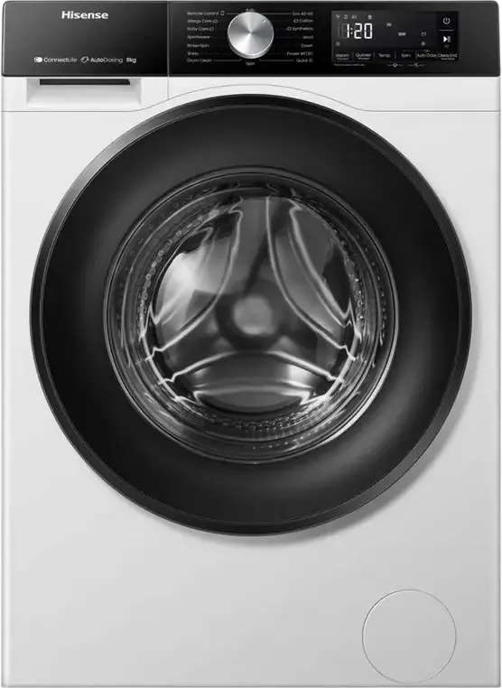 Mașină de spălat Hisense WF3S8045BW3, 8kg, Alb
