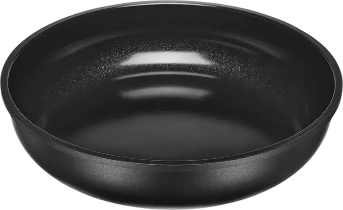Resto 95800 Save & Stock Cookware Set, 8 Pieces, Non-Stick Aluminium Pots and Frying Pans with Removable Handle, Glass Lids, Induction Compatible, Black
