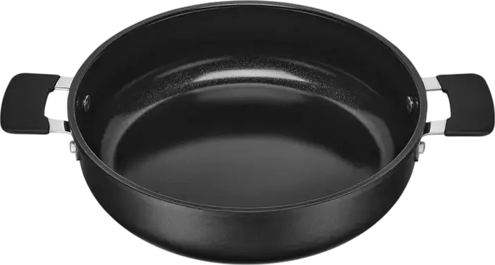 Resto 95800 Save & Stock Cookware Set, 8 Pieces, Non-Stick Aluminium Pots and Frying Pans with Removable Handle, Glass Lids, Induction Compatible, Black