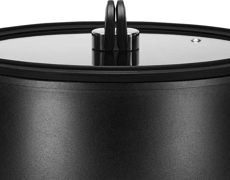 Resto 95800 Save & Stock Cookware Set, 8 Pieces, Non-Stick Aluminium Pots and Frying Pans with Removable Handle, Glass Lids, Induction Compatible, Black