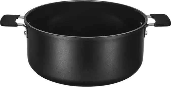 Resto 95800 Save & Stock Cookware Set, 8 Pieces, Non-Stick Aluminium Pots and Frying Pans with Removable Handle, Glass Lids, Induction Compatible, Black