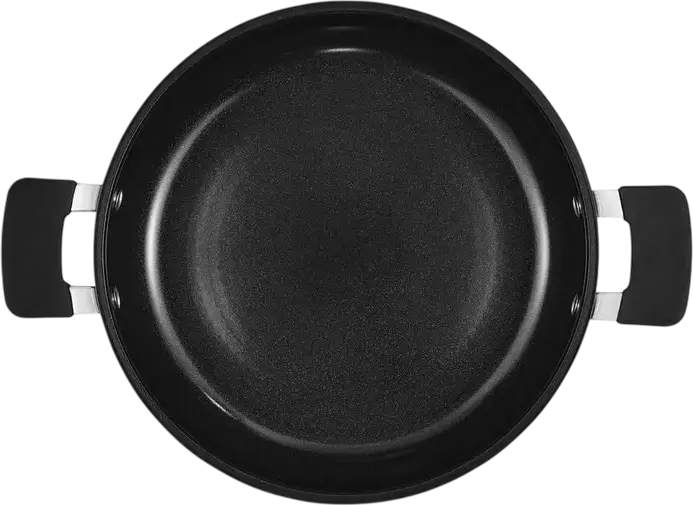 Resto 95800 Save & Stock Cookware Set, 8 Pieces, Non-Stick Aluminium Pots and Frying Pans with Removable Handle, Glass Lids, Induction Compatible, Black